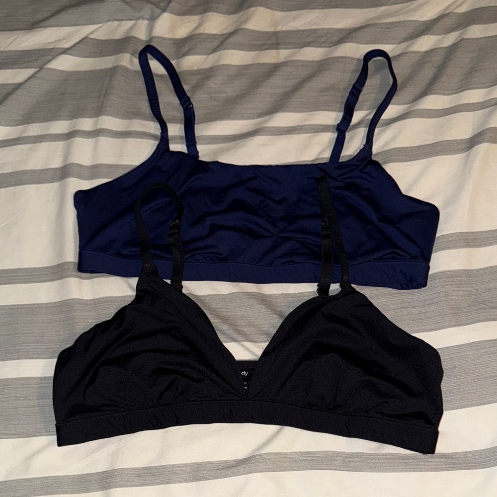 Women's Gap Body Bralette Bundle - Navy and Black